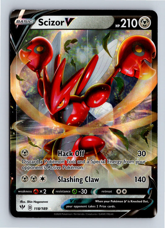 Scizor V - SWSH03: Darkness Ablaze