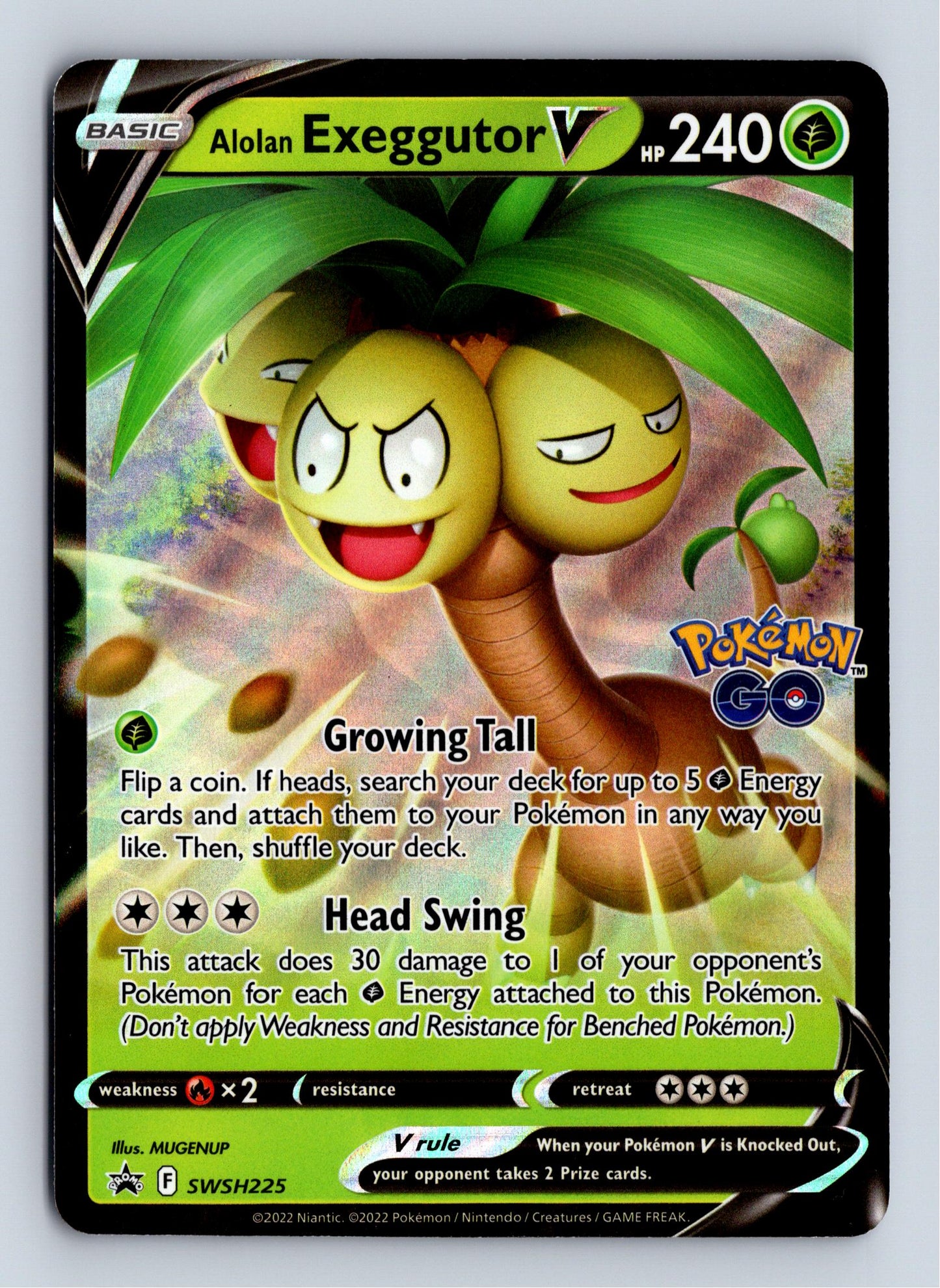 Alolan Exeggutor V - SWSH: Sword & Shield Promo Cards