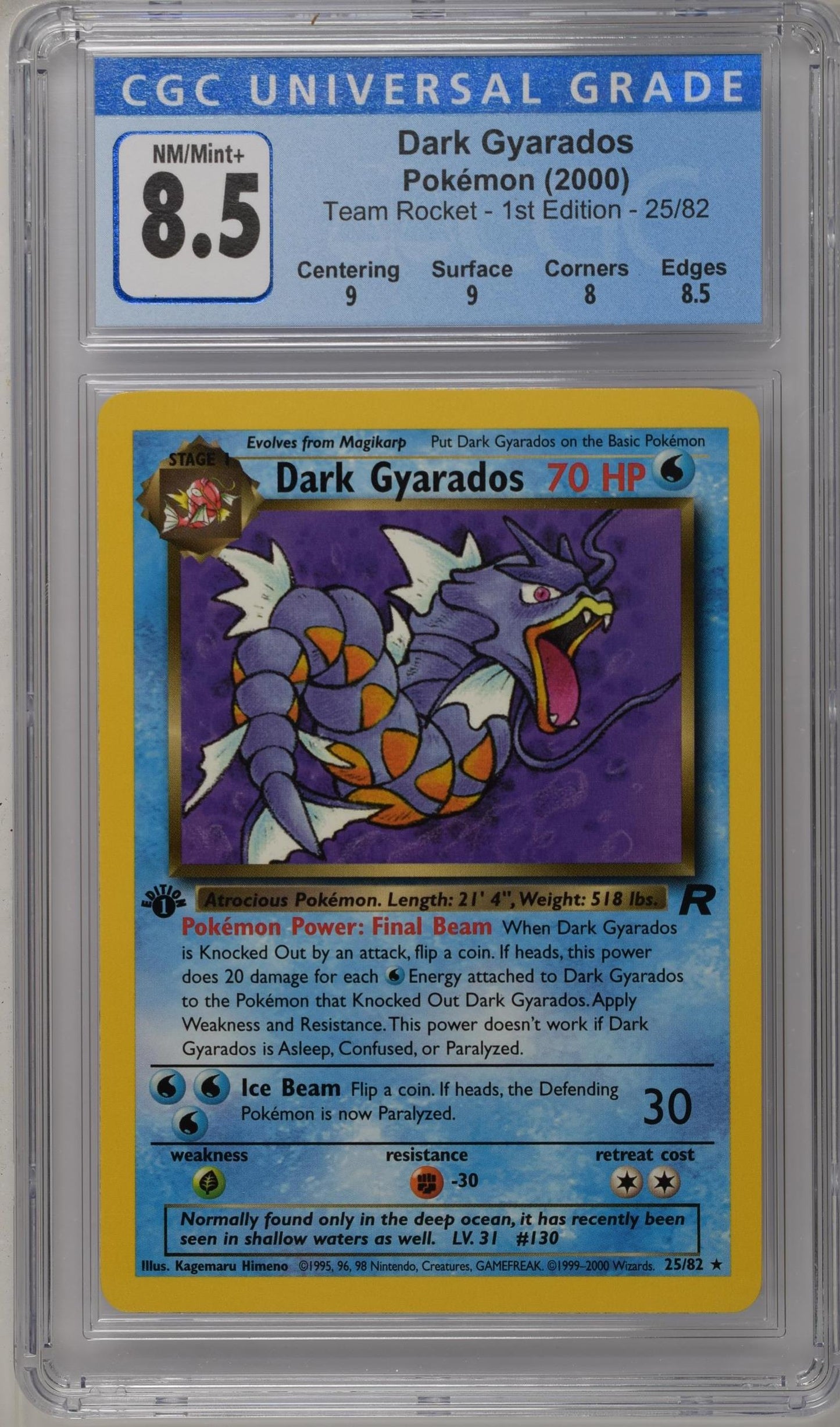 Dark Gyarados - 2000 Team Rocket - 1st Ed.