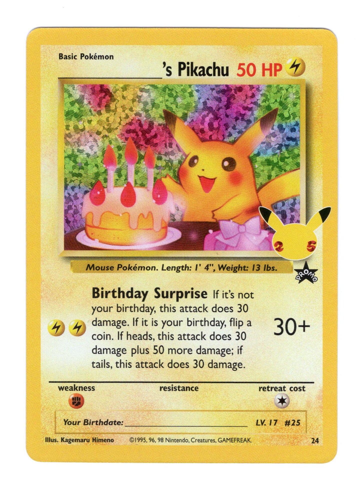 ______'s Pikachu - Celebrations: Classic Collection