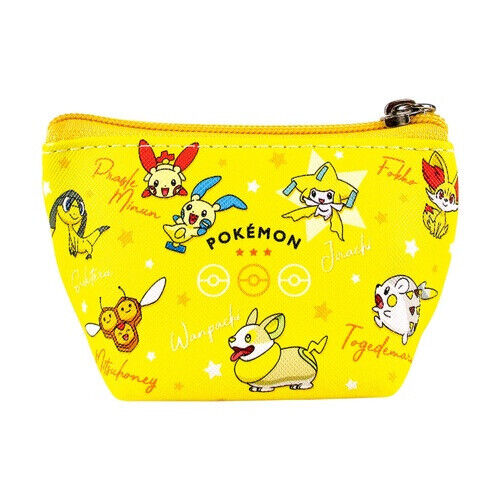 Mini Triangle Pokemon Pouch - Yellow