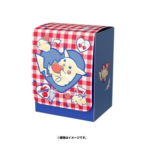 Pikachu and Hearts Deck Box - Pokémon Center Japan