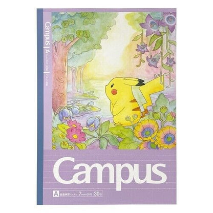 Japanese Campus Notebook Pokémon Edition - A Ruled - One Scene Art Series "B"