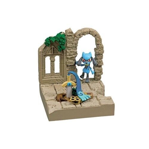 Pokémon Diorama Collection: Old Castle Ruins - Honedge & Riolu - REMENT