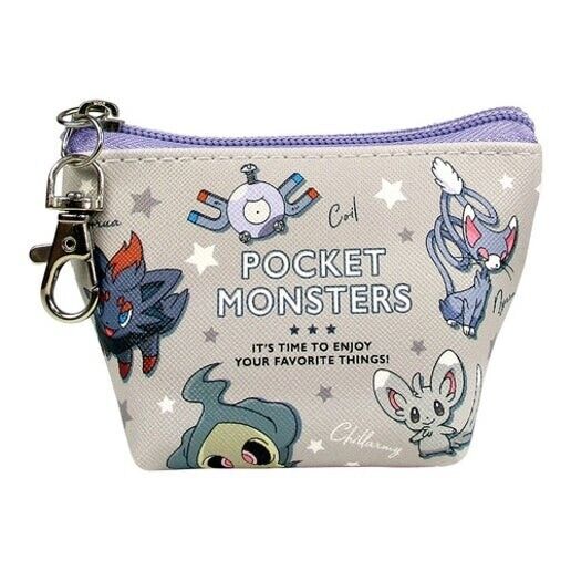 Mini Triangle Pokémon Pouch - Gray