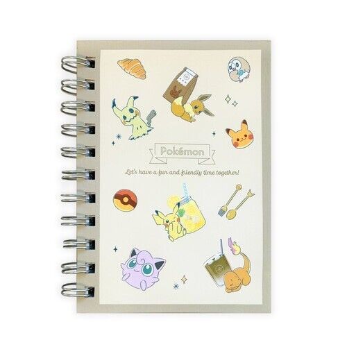 A6 Ruled W-Ring Notebook - Enjoy Tea Time