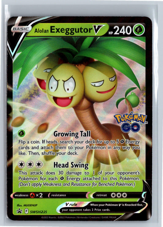 Alolan Exeggutor V - Sword & Shield Promo Cards - SWSH225 - Pokemon