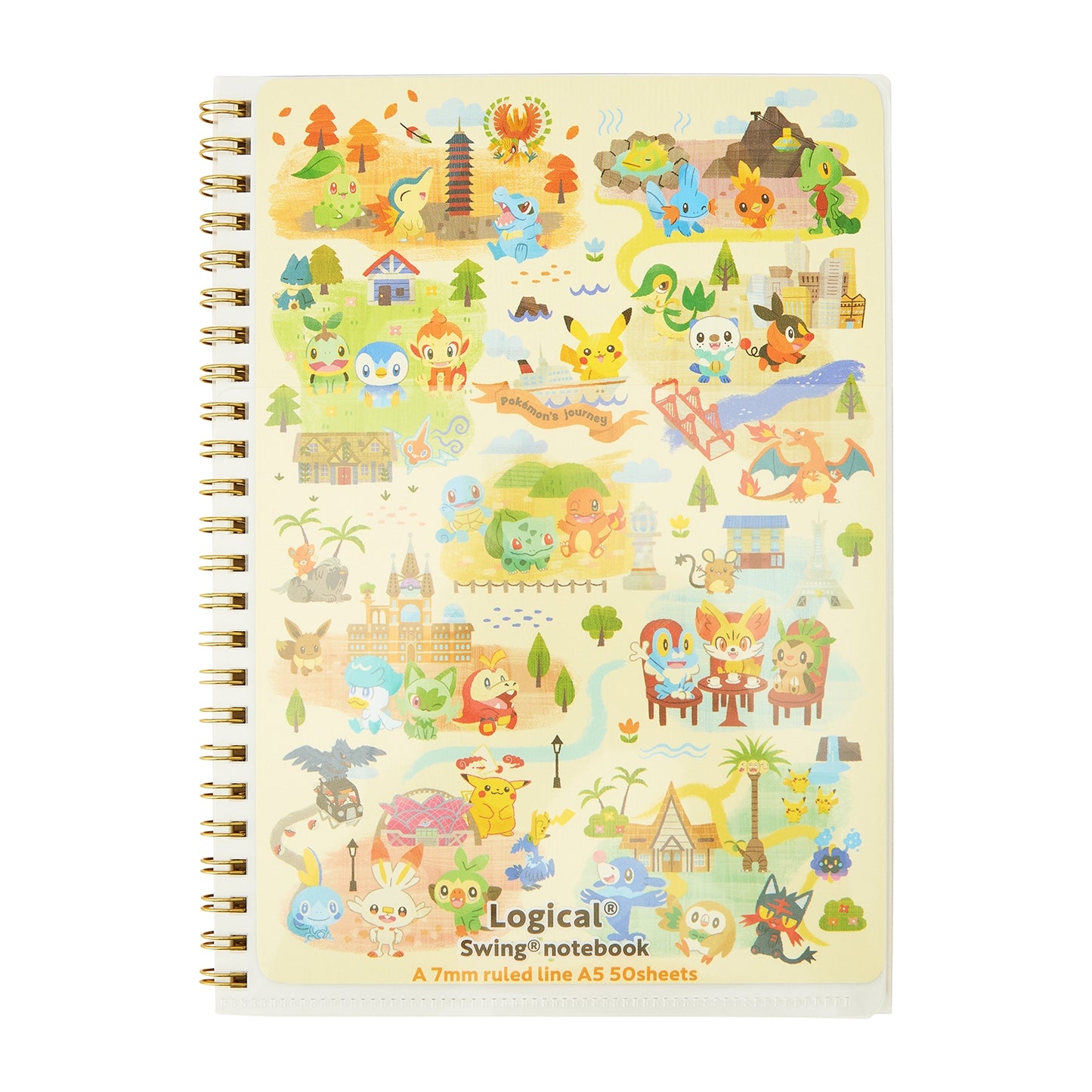 A5 Logical Ring Notebook - Pokémon's Journey